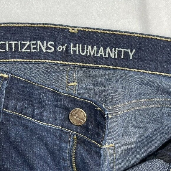 CITIZENS of HUMANITY Womens Size  28 Low Rise Straight Leg Jeans Cotton Stretch - Picture 8 of 10